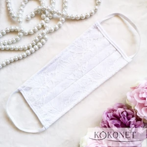 Maseczka ozdobna koronkowa