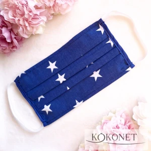 Maseczka kobaltowa gwiazki 