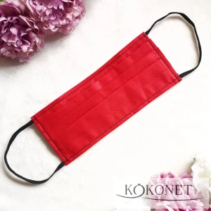 Maseczka głęboka czerwień