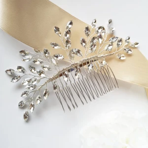 Grzebyk do włosów z kryształkami