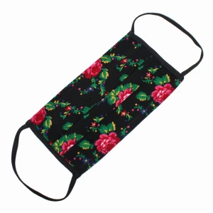 Maseczka góralska czarna