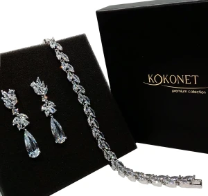 Komplet ślubny ROSANA silver + ROSIE silver