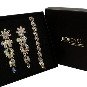 Komplet ślubny MOREE gold + ROSANA gold