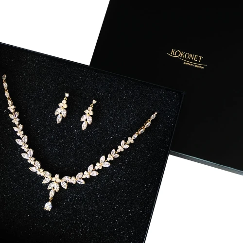 Komplet ślubny złoty ASTRID gold