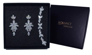 Komplet ślubny ASAI + SEMI silver