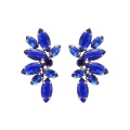 Kolczyki skrzydła niebieskie z cyrkoniami