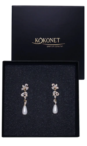 Kolczyki ślubne złote MARISEY gold