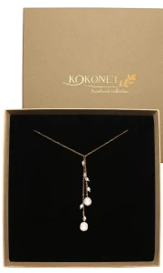 Naszyjnik ślubny z perłami ALLULA gold