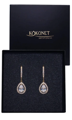 Kolczyki złote ślubne IVETTE gold