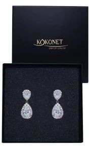 Kolczyki ślubne MIGDAL silver