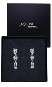 Kolczyki ślubne ROSIE silver