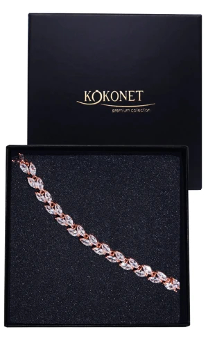 Bransoletka ślubna ROSANA rose