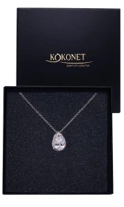 Naszyjnik ślubny DROP silver