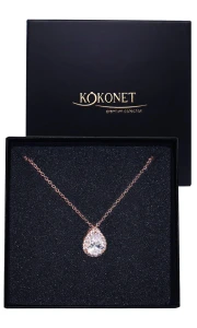 Naszyjnik ślubny DROP rose