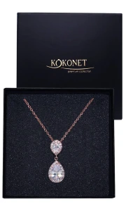 Naszyjnik ślubny MIGDAL rose