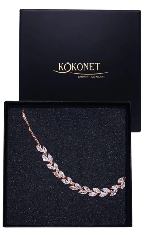 Uniwersalna bransoletka na ślub ROSANA rose