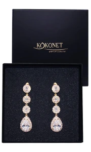 Kolczyki ślubne FELICE gold