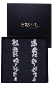 Kolczyki ślubne BLANCA silver