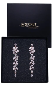 Kolczyki ślubne CHLOE rose