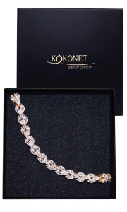 Bransoletka ślubna AFILADA gold