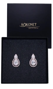 Kolczyki ślubne TALIA silver