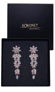 Kolczyki ślubne MOREE rose