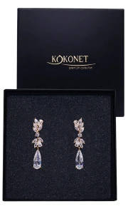 Kolczyki ślubne ROSIE gold