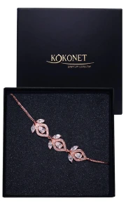 Bransoletka ślubna ALESSA II rose