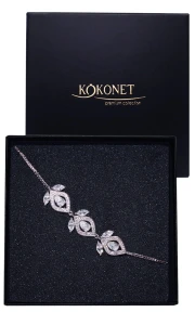 Bransoletka ślubna ALESSA II silver