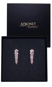 Kolczyki ślubne BERTA rose