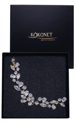 Bransoletka ślubna złota CHLOE gold