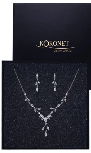 Komplet ślubny NADDEL silver