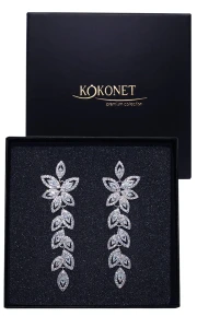 Kolczyki ślubne JOVIE silver