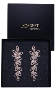 Kolczyki ślubne JOVIE rose