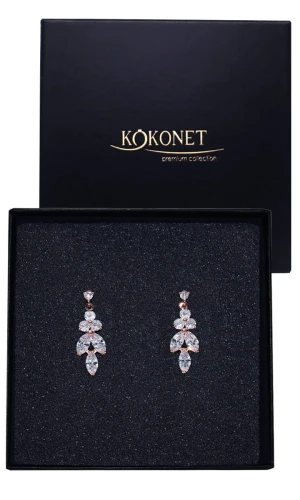 Kolczyki ślubne złote ASTRID gold