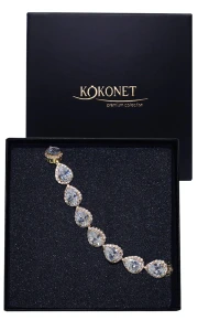 Bransoletka ślubna DROP II gold