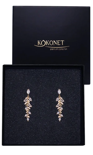 Kolczyki ślubne złote SIRRI gold