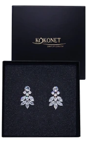 Kolczyki  ślubne DAGNE silver