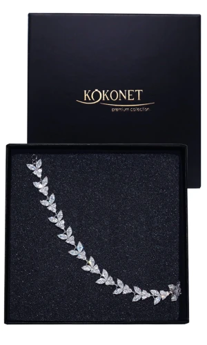 Bransoletka ślubna srebrna ASTRID II silver