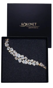 Bransoletka ślubna ANASTASIA gold