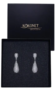 Kolczyki ślubne SAVA silver