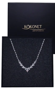 Kolia ślubna FERRARA silver