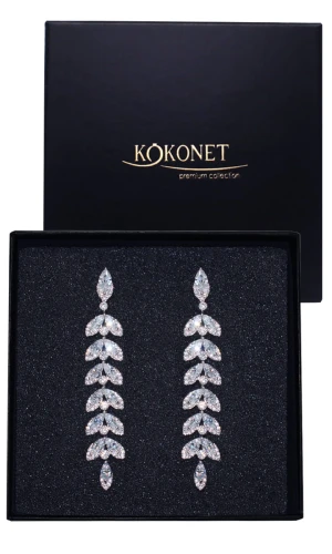 Kolczyki ślubne srebrne VERONA silver