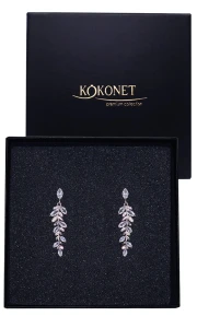 Kolczyki ślubne SIRRI silver