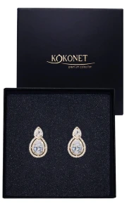 Kolczyki ślubne TALIA gold