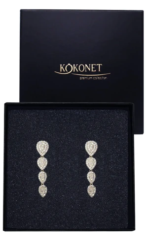 Kolczyki ślubne złote DITA gold