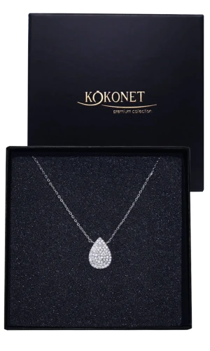 Naszyjnik ślubny srebrny  DITA silver