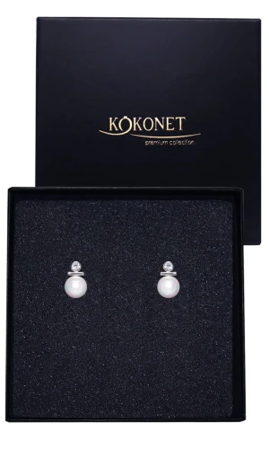 Kolczyki ślubne srebrne SIMPLE silver