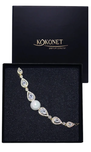 Bransoletka ślubna złota CLASSY gold