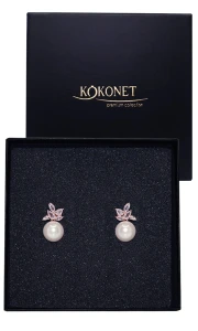 Kolczyki ślubne DAISY rose